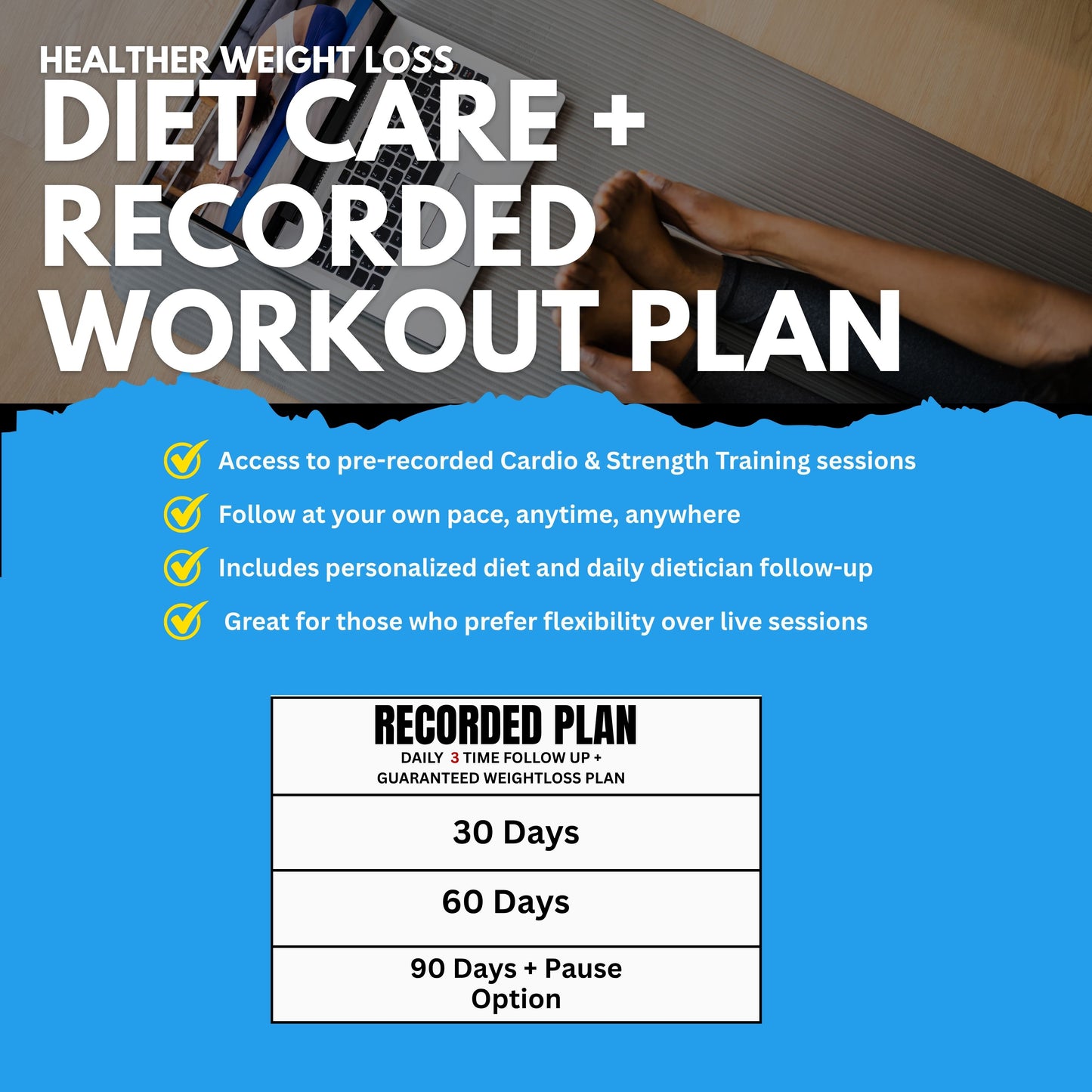 Recorded Cardio Weight Loss Plan