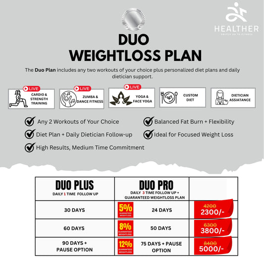 Healther Duo Weight Loss Plan.