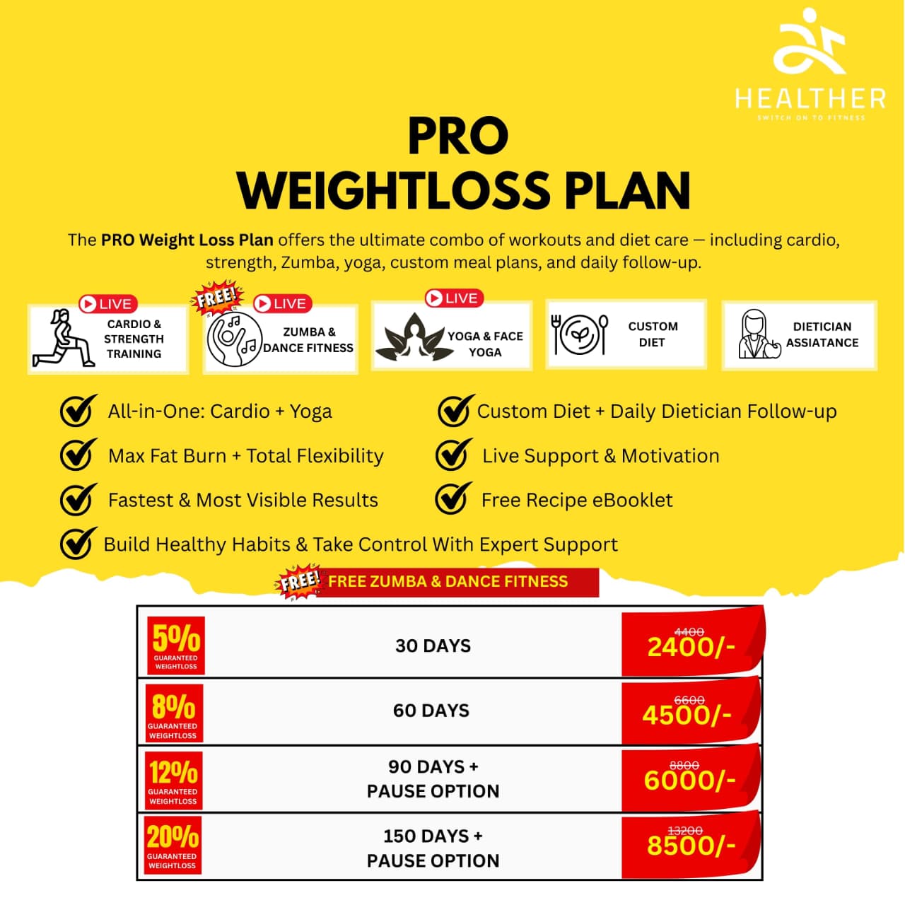 Healther Pro Weight Loss Plan